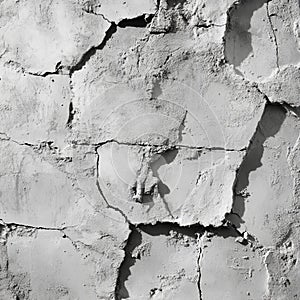 Rough concrete texture with fine cracks and uneven surfaces