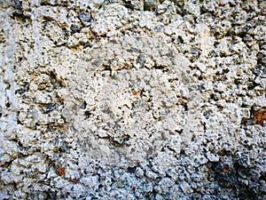 Rough cracked cement and sand stones surface.