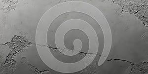 Rough Grayness and Abrasiveness of an Old Concrete Texture Wall with a Weathered Cement Surface