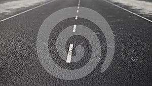 Rough and grunge asphalt road surface. Transport and Travel concept. This image has no blurriness and artifact, only depth of photo