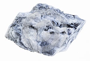 rough magnesite stone on white