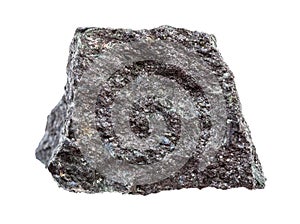 rough Magnetite ore (iron ore) isolated