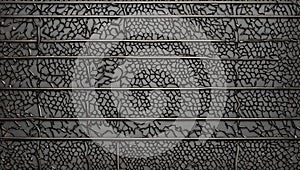rough meshed steel surface texture. ai generated
