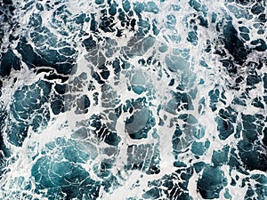 Rough ocean surface background