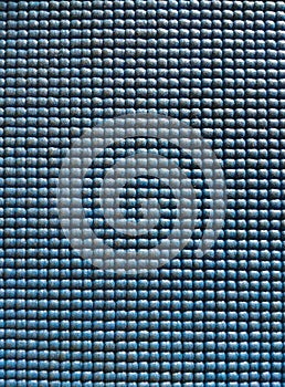 Rough old blue plastic texture closeup