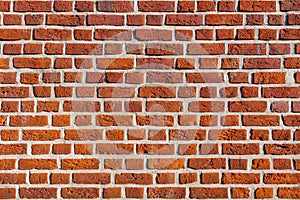 Rough and old brick texture with english brick bond pattern.