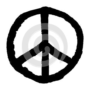 Rough Peace Symbol