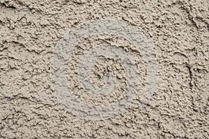 rough plaster at the facade of a building