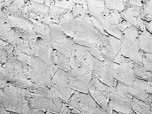 Rough plaster walls