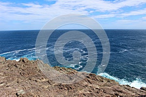 A Rough Rocky Outcrop in the Atlantic