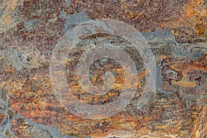 Rough rusty texture. Natural stone wall.