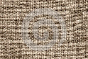 Rough sacking of brown color