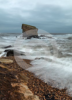 Rough Sea around Charlies Garden.