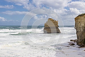 Rough sea at the Gibson Steps, Great Ocean Road, Victoria, Australia