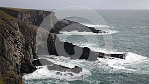 Rough Seas at the Cliffs of Mizen Head, County Cork