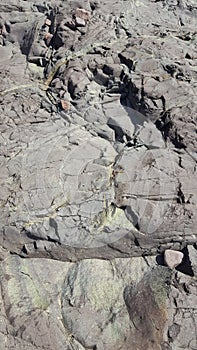 Rough Sharp Rock Texture From Lake Superior Shoreline