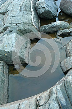 rough stone structure, wildlife north