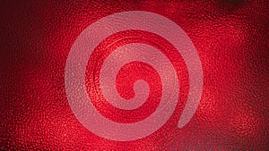 The rough surface of the microwavable glass plate and has a circular groove in the center. Shines with red lights from below to be