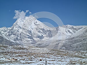 The rough terrain of north sikkim, enthralling  beauty