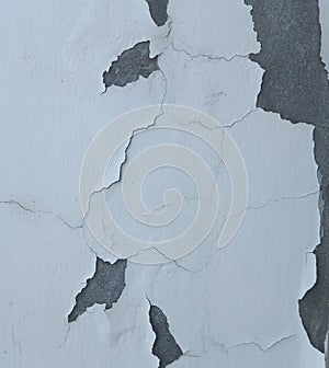 Rough texture of unsettled paint