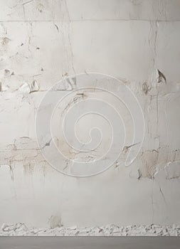 Rough, textured white concrete wall Uneven plaster, rustic charm , wall, construction, distressed texture