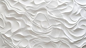 Rough and Textured White Paper Background AI Generated