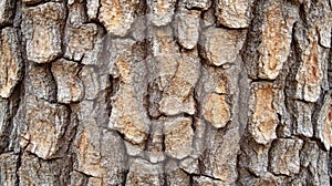 Rough Tree Bark Texture Close Up View