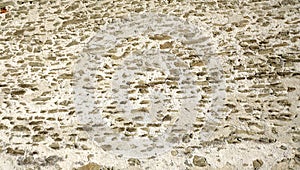 rough wall stone texture close up horizontal of castle in Lucerne