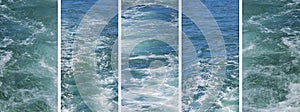 Rough water panoramic banner