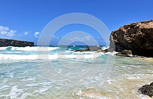 Rough Waters off of Boca Ketu Beach in Aruba