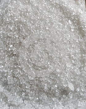 Rough white sea salt texture