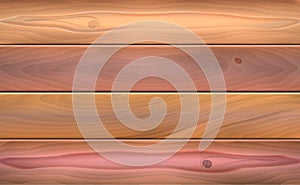 Rough wooden texture background. Vector illustration of rough wooden surface texture background.