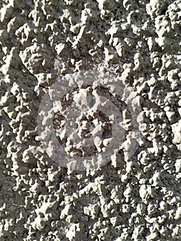 roughcast, the texture of plaster