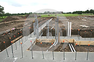 Roughed in electrical conduit photo