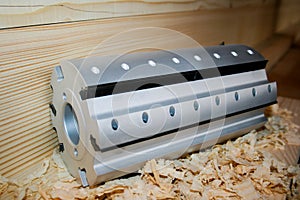 Roughing cutter planer head with blades for woodworking industriy