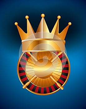 Roulete casino game icon