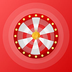 Roulette 3d fortune. Wheel fortune for game and win jackpot. Online casino concept. Internet casino marketing.