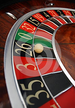 Roulette in the casino