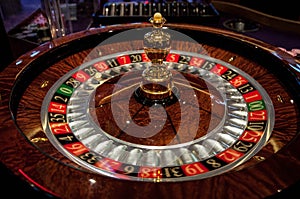 Roulette table