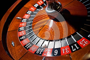 Roulette table