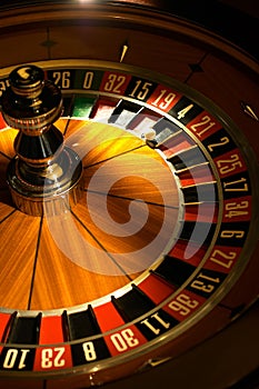 Roulette wheel photo