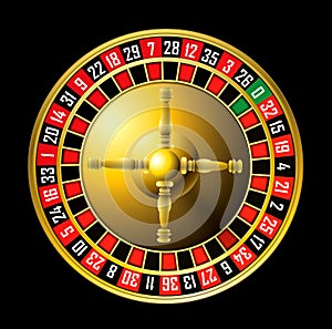 Roulette wheel photo