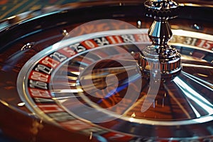 Roulette Wheel in Dynamic Spin