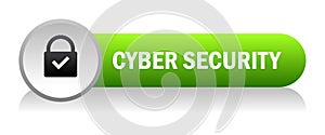 Cyber secutiry icon button
