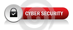 Cyber secutiry icon button