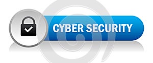 Cyber secutiry icon button