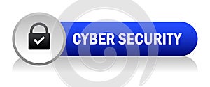 Cyber secutiry icon button