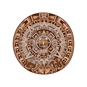 Cartoon Mayan Calendar