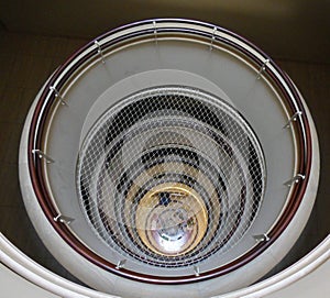 Round apartment stairway