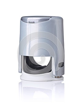 Round automatic rubber stamp